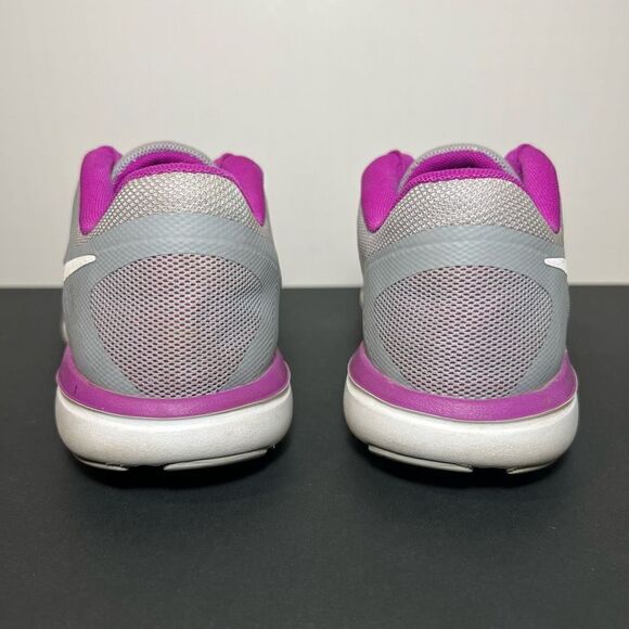 Womens NIKE Flex RN 2016 Gray Running Shoes / Size 9 - Picture 4 of 10